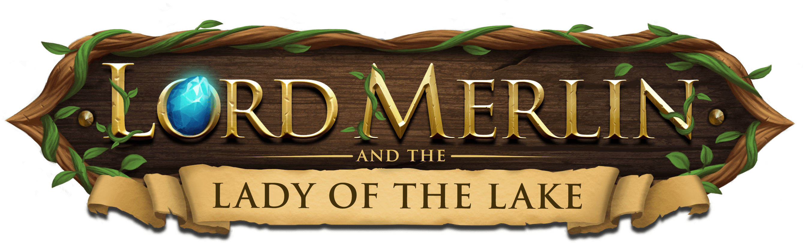 Lord Merlin and The Lady of The Lake logo