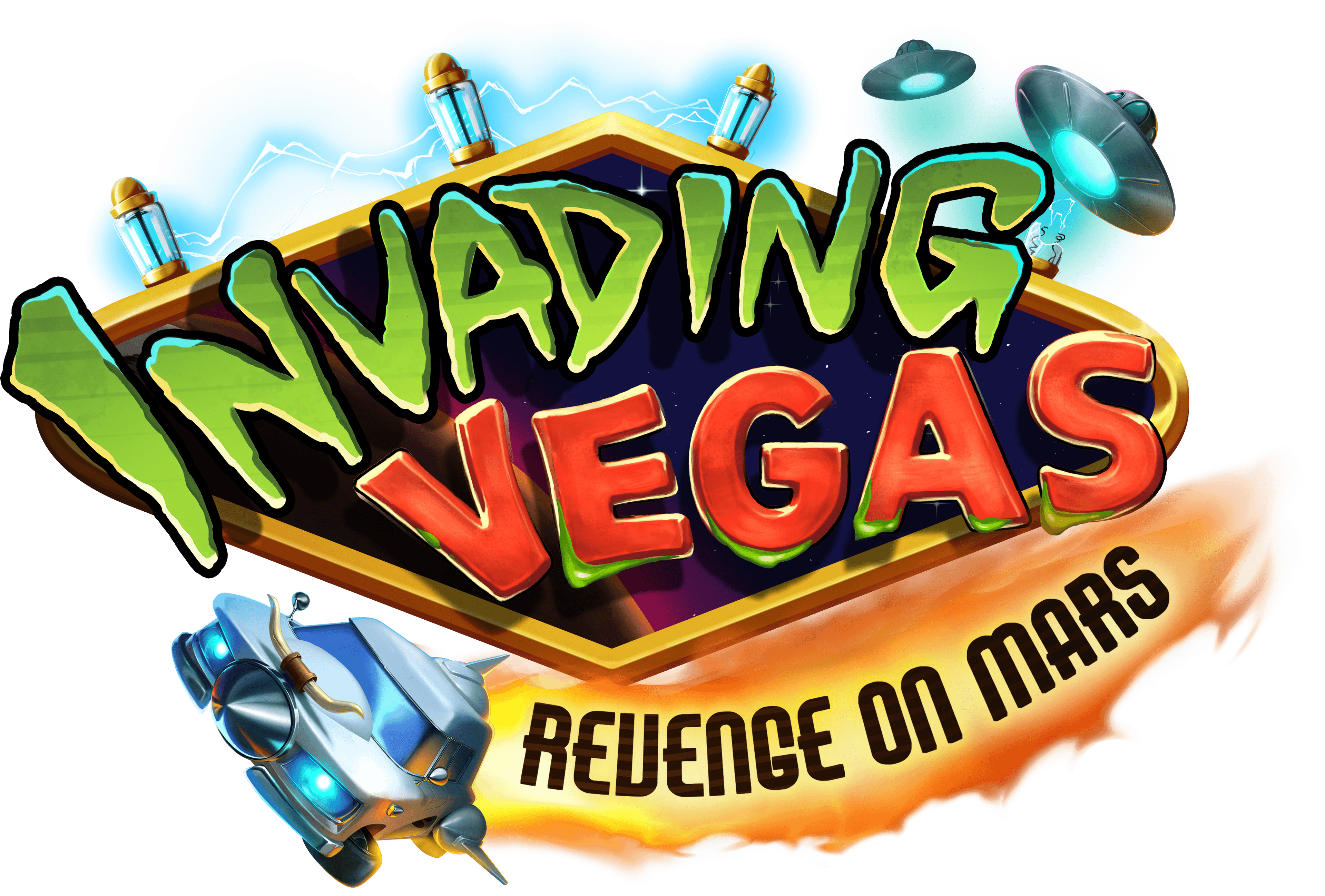 Invading Vegas Revenge on Mars logo